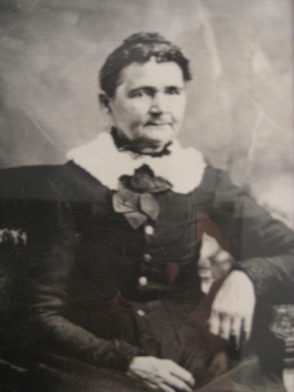 Portrait of a woman from the cemetery records